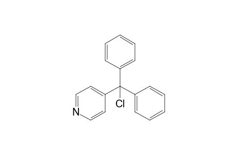4-[Chloranyl(diphenyl)methyl]pyridine