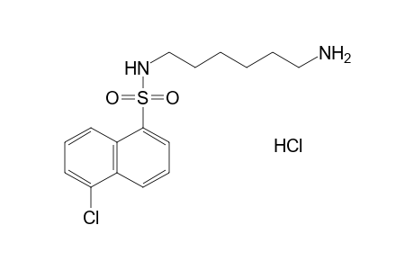 N-(6-aminohexyl)-5-chloro-1-naphthalenesulfonamide, monohydrochloride