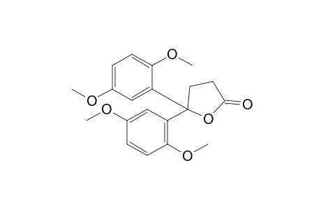 4,4-bis(2,5-dimethoxyphenyl)-4-hydroxybutyric acid, gamma-lactone