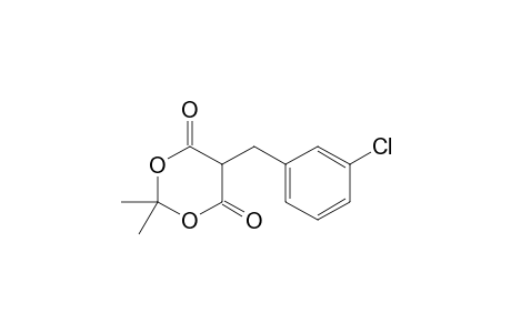 5-(3-Chlorobenzyl)-2,2-dimethyl-1,3-dioxane-4,6-dione