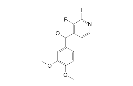 1-(3-FLUORO-2-IODO-4-PYRIDYL)-1-(3,4-DIMETHOXYPHENYL)-METHANOL
