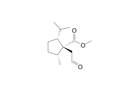 Methyl (1R,2R,5R)-2-Isopropyl-5-methyl-1-(2-oxoethyl)cyclopentanecarboxylate