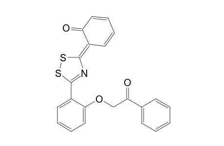 (6Z)-6-[5-(2-phenacyloxyphenyl)-1,2,4-dithiazol-3-ylidene]-1-cyclohexa-2,4-dienone