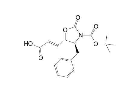 (4S,5S)-4-Benzyl-5-(tert-butyloxy)carbonyl-2-oxaoxazolidin-5(E)-propenic aicd