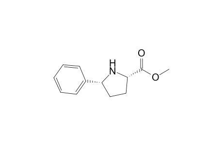 (2S,5R)-5-phenyl-2-pyrrolidinecarboxylic acid methyl ester