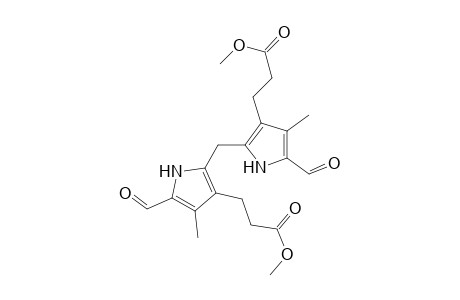 3-[5-formyl-2-[[5-formyl-3-(3-keto-3-methoxy-propyl)-4-methyl-1H-pyrrol-2-yl]methyl]-4-methyl-1H-pyrrol-3-yl]propionic acid methyl ester
