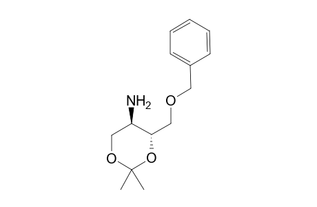 (4R,5R)-4-[(benzyloxy)methyl]-2,2-dimethyl-1,3-dioxan-5-amine