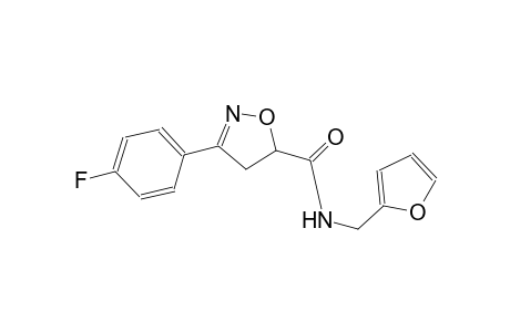5-isoxazolecarboxamide, 3-(4-fluorophenyl)-N-(2-furanylmethyl)-4,5-dihydro-