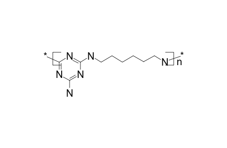Poly(6-amino-2,4-hexamethylenediamino-s-triazine)