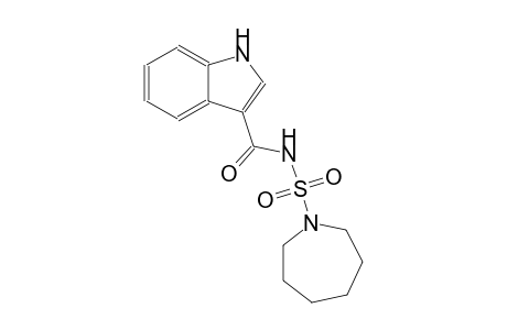 N-(1H-indol-3-ylcarbonyl)hexahydro-1H-azepine-1-sulfonamide