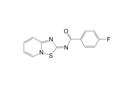 4-Fluoro-N-[(2E)-2H-pyrido[1,2-b][1,2,4]thiadiazol-2-ylidene]benzamide