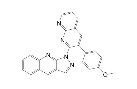 1-[3-(4-Methoxyphenyl)-1,8-naphthyridin-2-yl]pyrazolo[3,4-b]quinoline