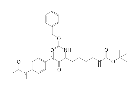 N(2)-(Benzyloxycarbonyl)-N(6)-(t-butoxycarbonyl)-L-Lysin-4-acetamidoanilide