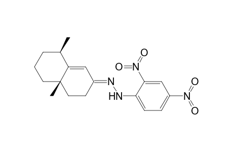 2(3H)-Naphthalenone, 4,4a,5,6,7,8-hexahydro-4a,8-dimethyl-, (2,4-dinitrophenyl)hydrazone, (4aS-cis)-