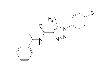 1H-1,2,3-triazole-4-carboxamide, 5-amino-1-(4-chlorophenyl)-N-(1-phenylethyl)-