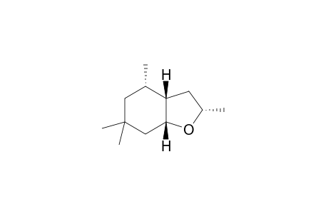 [1.beta.,2.alpha.,6.beta.,(8.alpha.,and 8.beta.)]-2,4,4,8-Tetramethyl-7-oxabicyclo[4.3,0]nonane