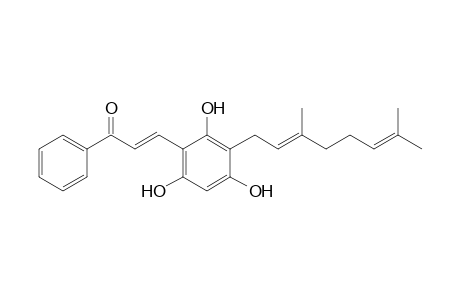 2',4',6'-Trihydroxy-3'-(1''-geranyl)-chalcone