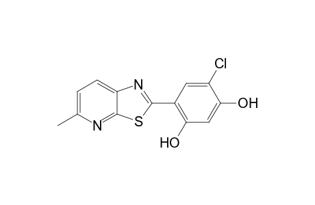 4-Chloro-6-(5-methyl-1,3-thiazolo[5,4-b]pyridin-2-yl)benzene-1,3-diol