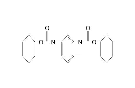 (4-methyl-m-phenylene)dicarbamic acid, dicyclohexyl ester