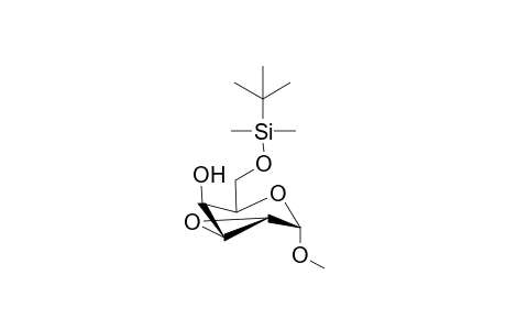 .alpha.-D-Talopyranoside, methyl 2,3-anhydro-6-O-[(1,1-dimethylethyl)dimethylsilyl]-