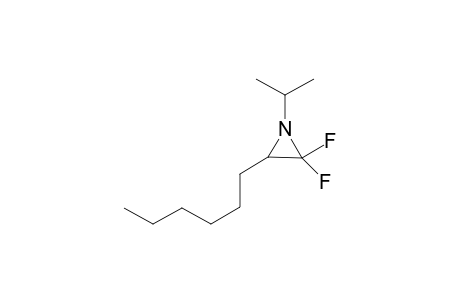 2,2-Difluoro-3-hexyl-1-isopropylaziridine