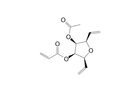 (2S*,3R*,4S*,5R*)-4-Acetoxy-2,5-divinyltetrahydrofuran-3-yl Acrylate