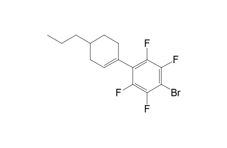 1-Bromo-2,3,5,6-tetrafluoro-4-(4-propylcyclohex-1-enyl)benzene
