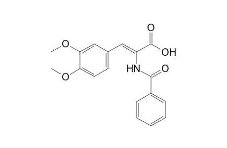 alpha-Benzamido-3,4-dimethoxycinnamic acid