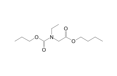 Glycine, N-ethyl-N-propoxycarbonyl-, butyl ester