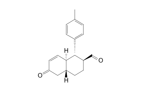 (1S,2S,4aR,8aS)-1-(4-methyl-phenyl)-6-oxo-1,2,3,4,4a,5,6,8a-octahydro-naphthalene-2-carbaldehyde