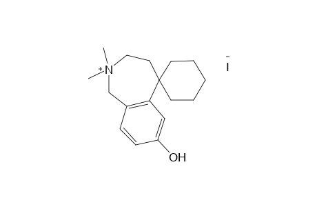 2,2-DIMETHYL-7-HYDROXY-1,2,3,4-TETRAHYDROSPIRO[5H-2-BENZAZEPINIUM-5,1'-CYCLOHEXANE] IODIDE