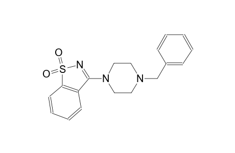 1,2-benzisothiazole, 3-[4-(phenylmethyl)-1-piperazinyl]-, 1,1-dioxide