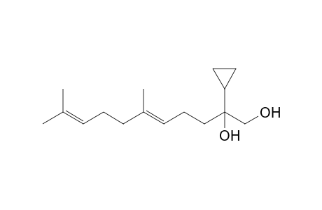 2-Cyclopropyl-6,10-dimethylundeca-5,9-dien-1,2-diol