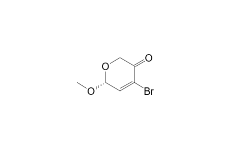 2H-Pyran-3(6H)-one, 4-bromo-6-methoxy-, (R)-