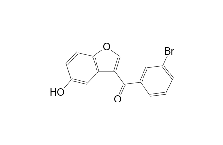 (3-bromophenyl)(5-hydroxy-1-benzofuran-3-yl)methanone