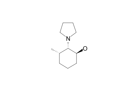 TRANS-3-METHYL-TRNAS-2-(1-PYRROLIDINO)-CYClOHEXANOL