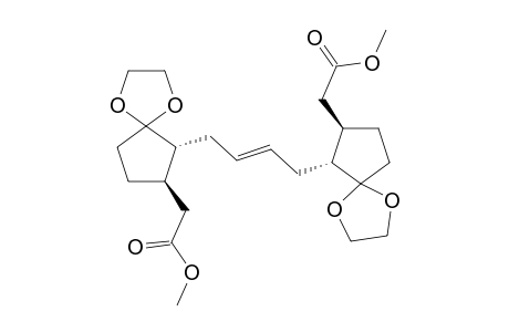 Methyl {(6R,7R)6-[4-((6R,7R)7-methoxycarbonylmethyl-1,4-dioxaspiro[4,4]non-6-yl)but-2-enyl]-1,4-dioxaspirospiro[4.4]nonan-7-yl}acetate