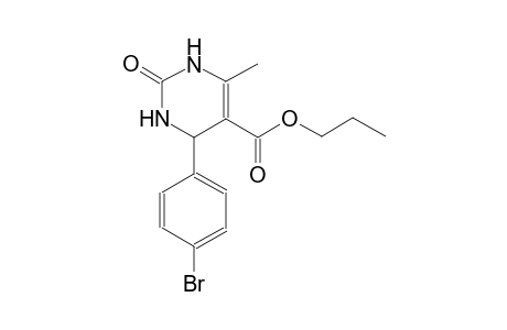 5-pyrimidinecarboxylic acid, 4-(4-bromophenyl)-1,2,3,4-tetrahydro-6-methyl-2-oxo-, propyl ester