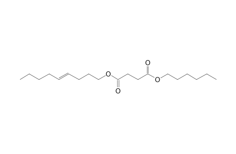 Succinic acid, hexyl non-4-enyl ester