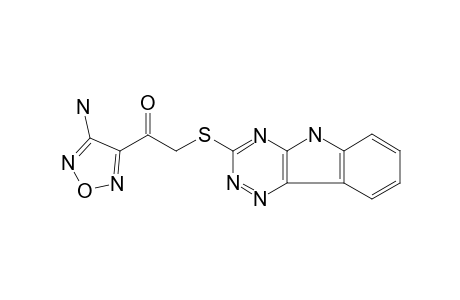 1-(4-aminofurazan-3-yl)-2-(5H-[1,2,4]triazino[5,6-b]indol-3-ylthio)ethanone