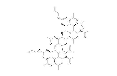 1,3,6-TRI-O-ACETYL-2,4-DI-O-(3,4,6-TRI-O-ACETYL-2-N-ALLYLOXYCARBONYLAMINO-2-DEOXY-BETA-D-GLUCOPYRANOSYL)-ALPHA-D-MANNOPYRANOSE