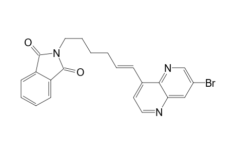 N-[6-(7'-bromo-1',5'-naphthyridin-4'-yl)hex-5-enyl]phthalimide