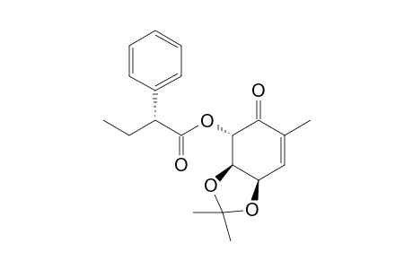 4,5-O-Isopropylidene-6-[(2R)-2'-phenylbutyryl]-gabosine A