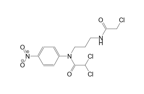 2,2-dichloro-N-{3-[(chloroacetyl)amino]propyl}-N-(4-nitrophenyl)acetamide