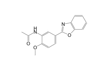 N-[5-(1,3-benzoxazol-2-yl)-2-methoxyphenyl]acetamide