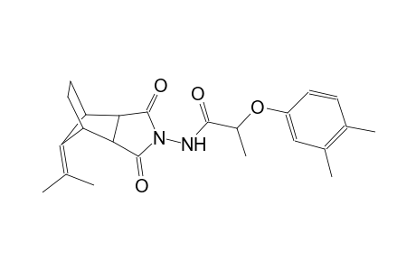 2-(3,4-dimethylphenoxy)-N-[10-(1-methylethylidene)-3,5-dioxo-4-azatricyclo[5.2.1.0~2,6~]dec-4-yl]propanamide