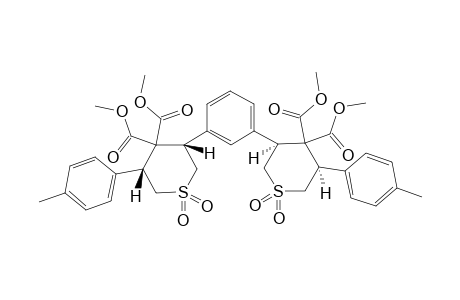 DIMETHYL-3,3'-(1,3-PHENYLENE)-BIS-[5-(4-METHYLPHENYL)-TETRAHYDRO-4H-THIOPYRAN-4,4-DICARBOXYLATE-1,1-DIOXIDE]