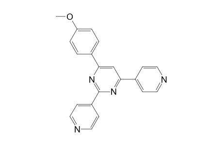 Pyrimidine, 4-(4-methoxyphenyl)-2,6-di(4-pyridinyl)-