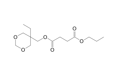 Succinic acid, (5-ethyl-1,3-dioxan-5-yl)methyl propyl ester