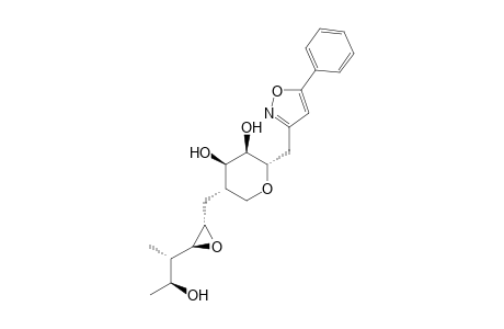 (2S,3R,4R,5S)-5-[[(2S,3S)-3-[(1S,2S)-2-hydroxy-1-methyl-propyl]oxiran-2-yl]methyl]-2-[(5-phenylisoxazol-3-yl)methyl]tetrahydropyran-3,4-diol